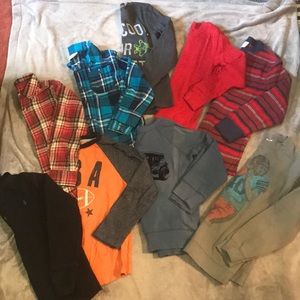 9 boys long sleeve shirts!!